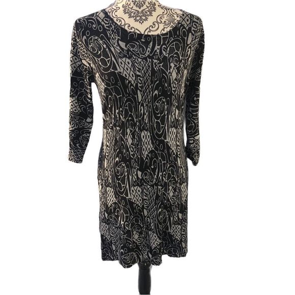 Papillon Black and white dress Size medium - Picture 1 of 8